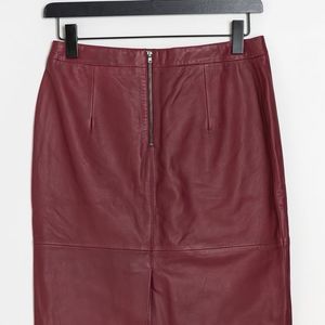 Leather Skirt Knee Length For Sale