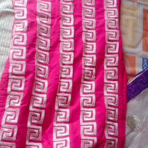 Chanderi Pink Kurta .