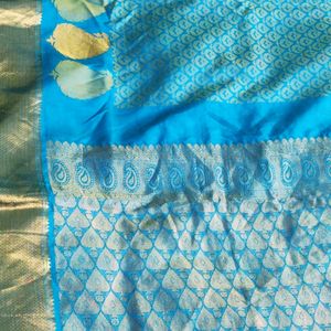 Blue Silk Saree