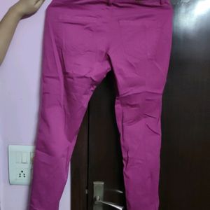 H&M Woman Shocking Pink Jeans