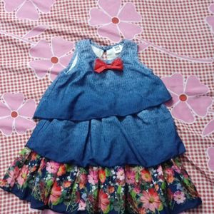 Western Frock For Stylish Baby Girls