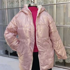 Puffer Jacket (Peach Colour)