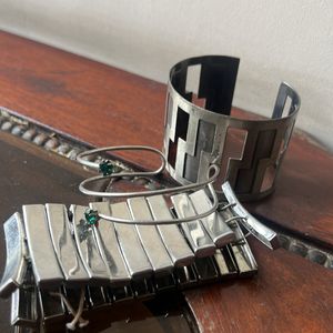 Vintage cuff Bracelets - Set Of 3