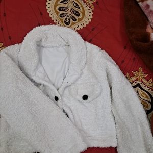 Cropped Teddy Jacket