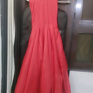 Flared Gown With CanCan