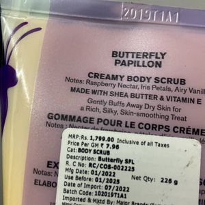 Bbw butterfly creamy scrub
