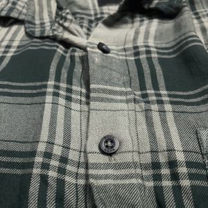 Mens Green Check Shirt “NUON”, West Side