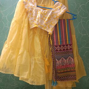 Yellow Ghagra