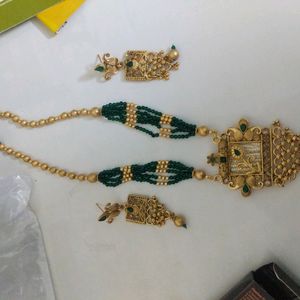 Premium Antique Gold plated Necklace set