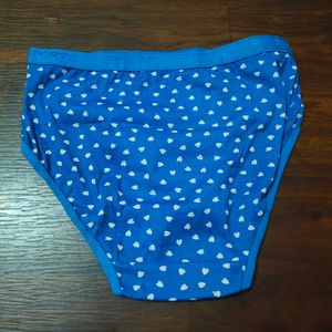 Unused Panty With Heart Pattern