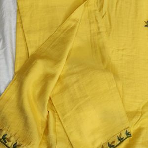 Mal Ma Cotton Fabric With Organza Dupatta