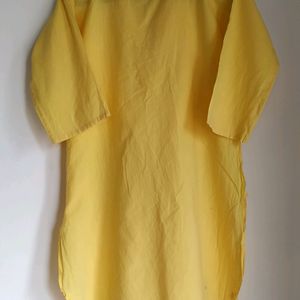 Yellow Kurta For Daily Wear