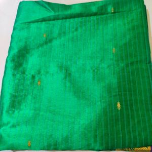 Elegant Green Polysilk Saree - Limited Offer!