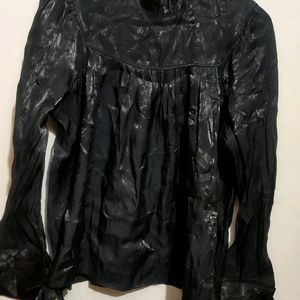 Charcoal Color Shining Top For Girl Or Woman 36-38