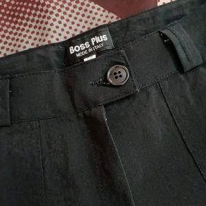 Branded Black Trouser