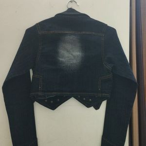 Denim Black Jacket