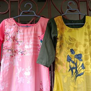 Combo Of 2 Beautiful Printed Kurtas