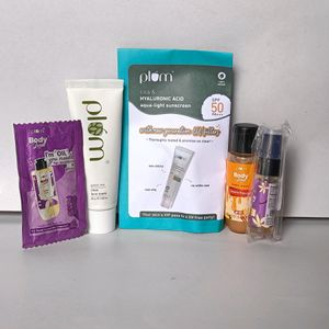 Combo Of Plum 5 Travel Size Products