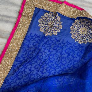 Beautiful Blue Saree