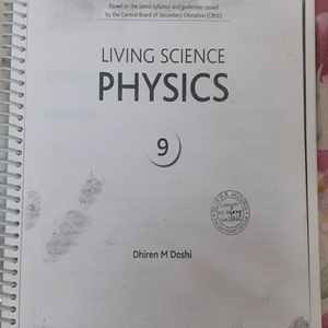 Living Science Reference Book One Of The Best Seller Book In Spiral Format Class-9th Cbsc