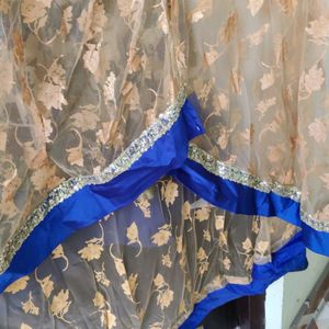 golden, blue  Lehenga Choli