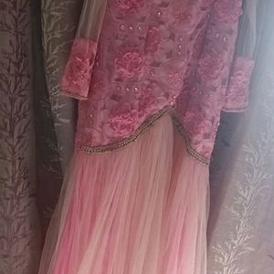 Pretty Pink Gown..with Silk Soft Inner