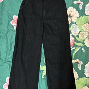 Zudio Black Flared Jeans