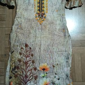 Beads And Embroidery Work Suit