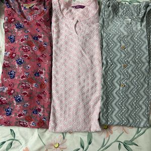 Combo of 3 daily Wear Kurtis