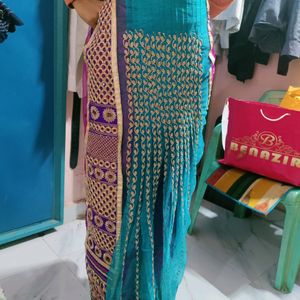 Lacha Saree That Can Be Wear As Both