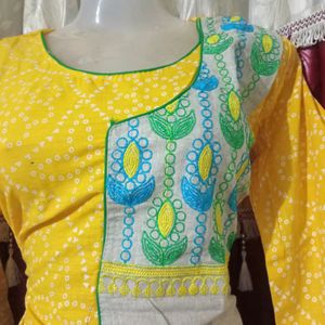 Yellow Colour Kurti (36inch Size)