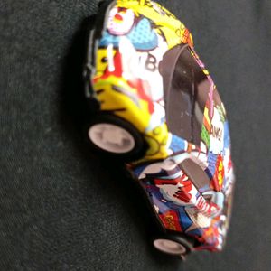 Sports Car With Cute Print