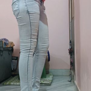 Light Blue Skinny Fit Jeans