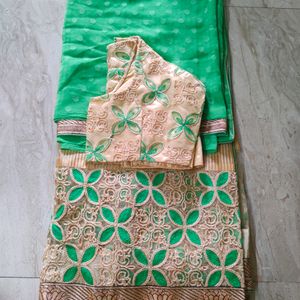 507❤️Embroidery Desinger Saree