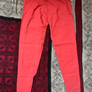 Jegging Coral Red Colour