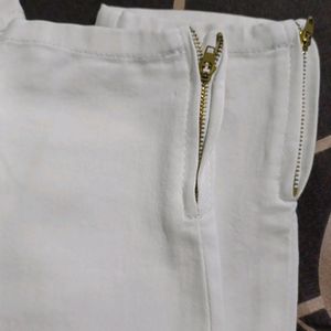 Women's White Skinny jeans