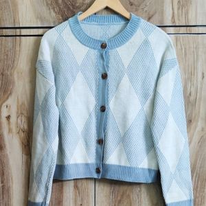 Light Blue Cardigan Size-40-42