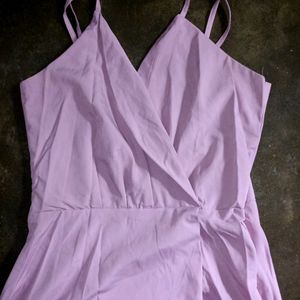 Lavender Colour Long Maxi Dress