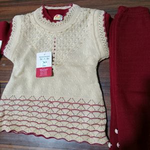 Girls Srug Frock Set