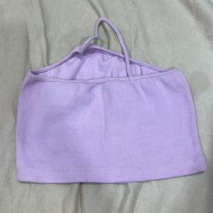 Lavender Crop Top