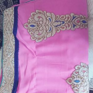 Beautiful Pink Saree