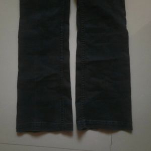 Charcoal Colour Slim Denim