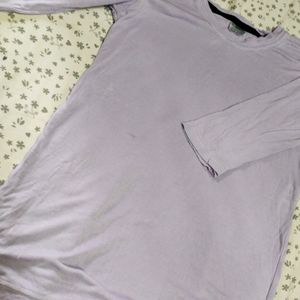 Lavender Colour Cute T-shirt