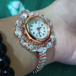 Diamond Stones Bracelet Watch