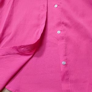 Trending Pink Oversized Shirt