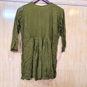 Olive Kurti Top (Women's)