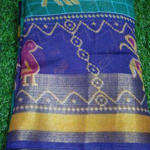 Chanderi Cotton Saree