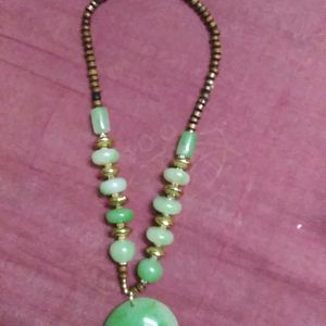 Necklace With Round Pendant