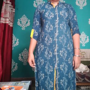 Peacock Colour Kurti