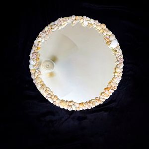 Round Shaped Sea Shell Mirror